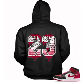 1 Mid Alternate Bred Toe Hoodie 23 Ball