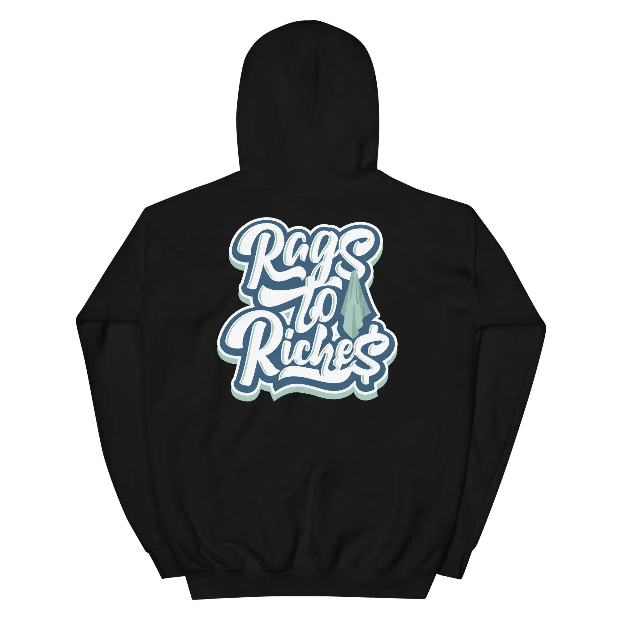 1 Mid Mystic Navy Mint Foam Hoodie Rags To Riches