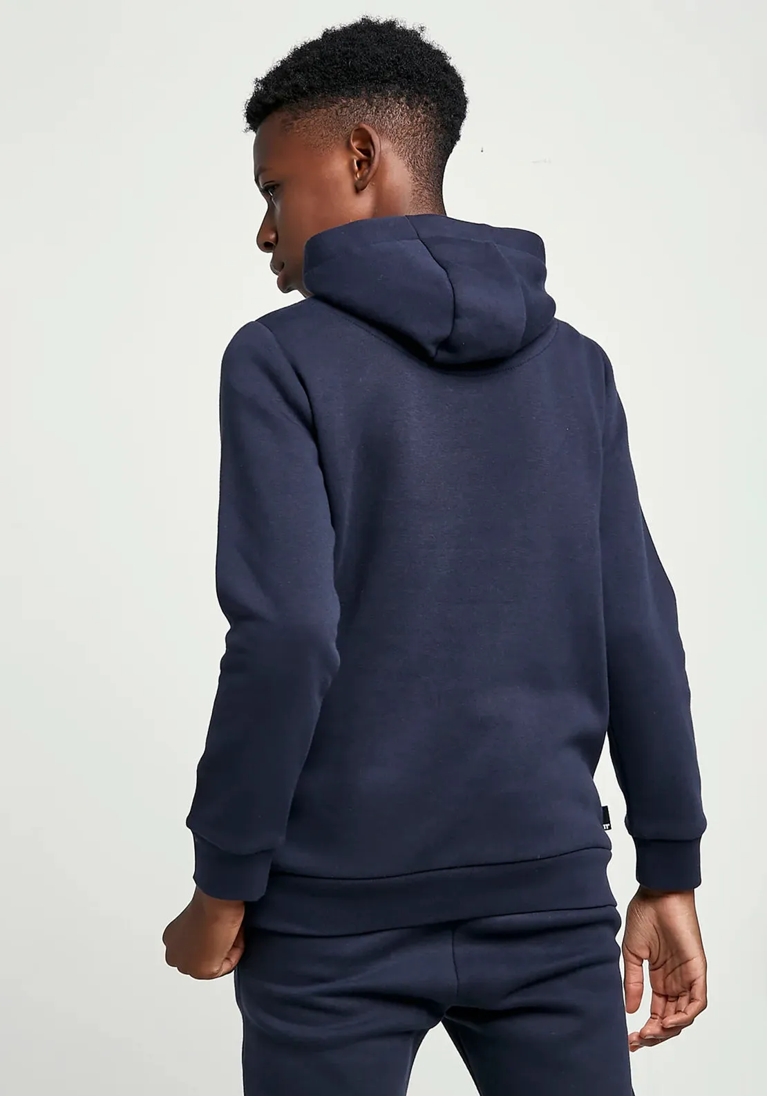 11Degrees Boys Core Long Sleeve Hoodie, Navy