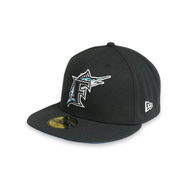 [60243518] Florida Marlins 97 WS POP SWEAT Black 59FIFTY Men's Fitted Hat