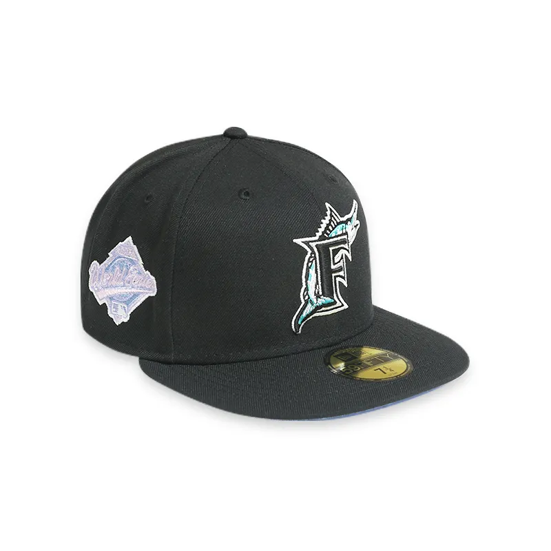 [60243518] Florida Marlins 97 WS POP SWEAT Black 59FIFTY Men's Fitted Hat