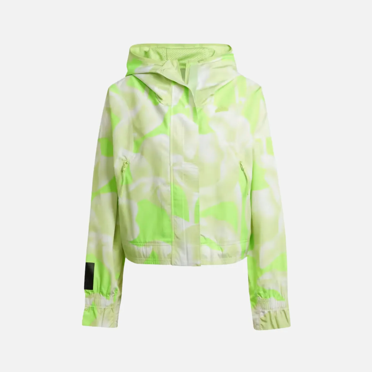 Adidas City Escape Full zip Women's Hoodie -White/Lucid Lemon/Pulse Lime