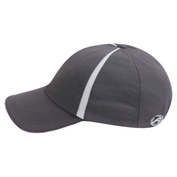 AHEAD Textured Grey/White Poly Active Sport Cap