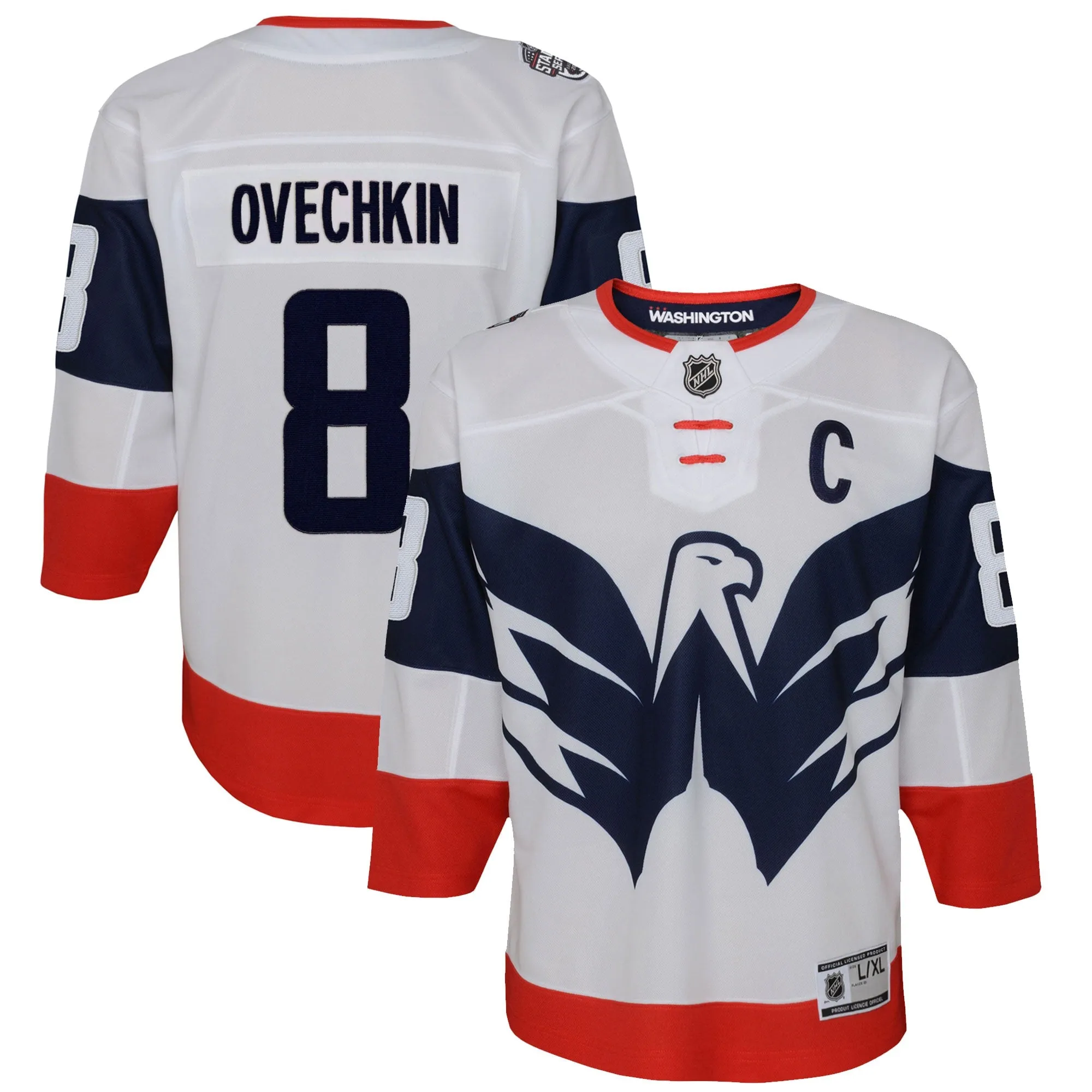 Alexander Ovechkin Washington Capitals Youth 2023 NHL Stadium Series Player Jersey - White