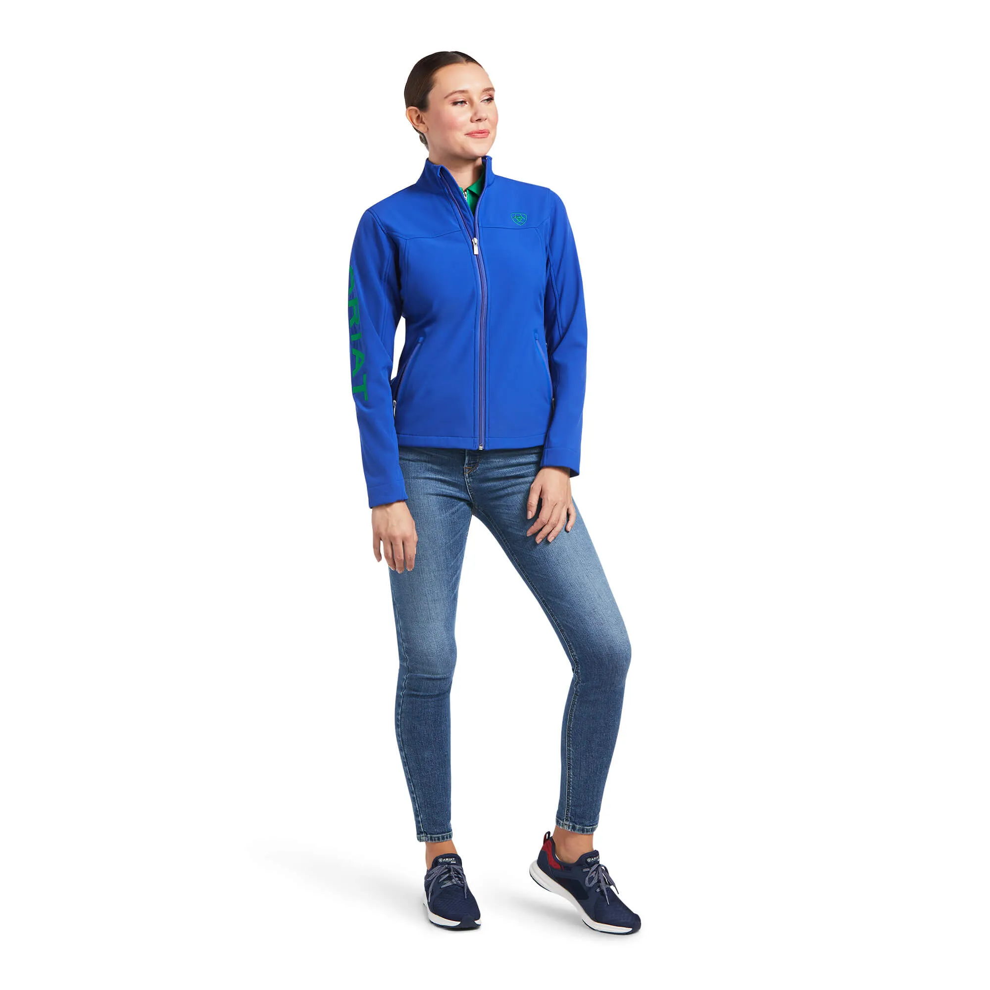 Ariat Women's New Team Softshell Jacket- Blue