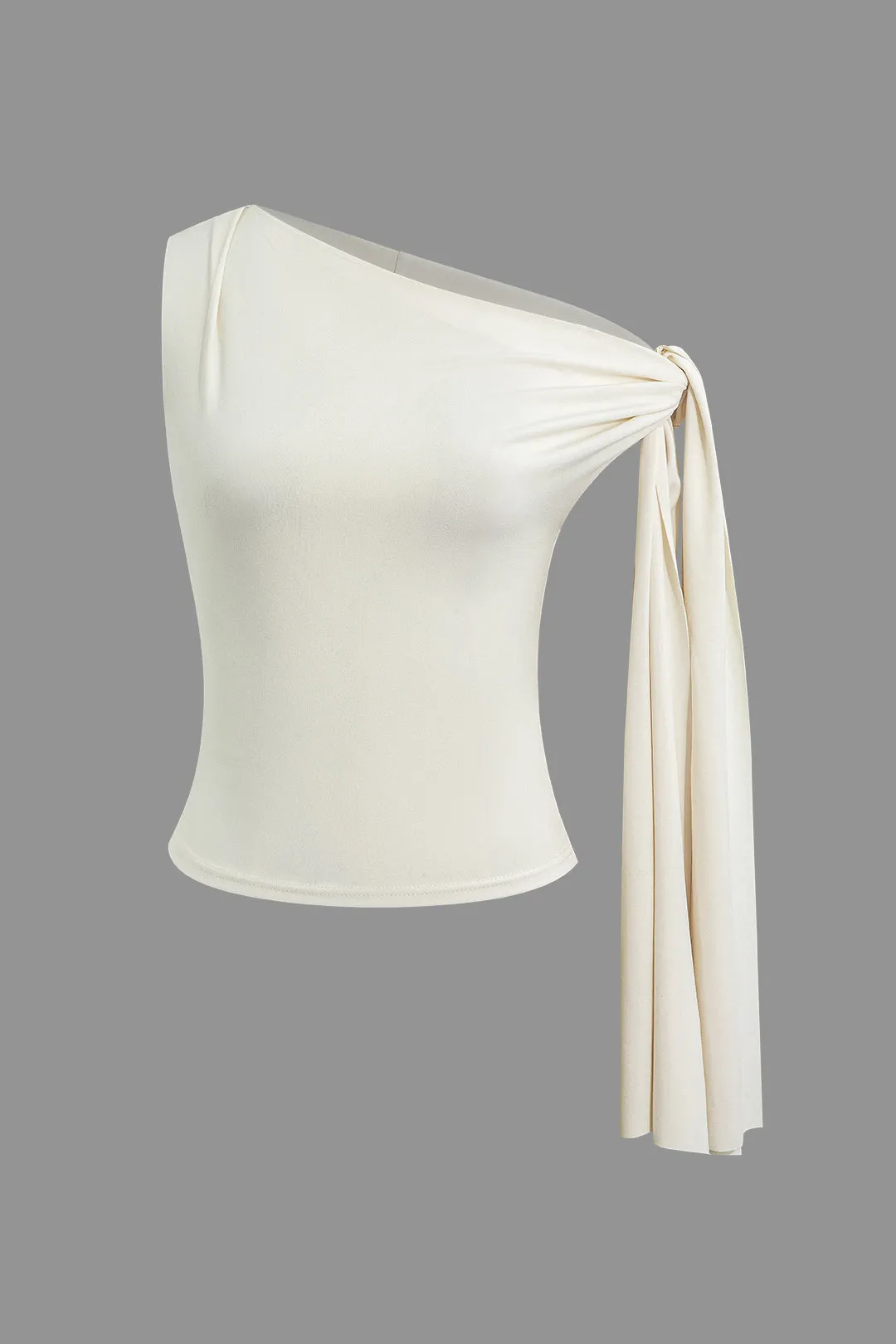 Asymmetric Tie Knot Tank Top