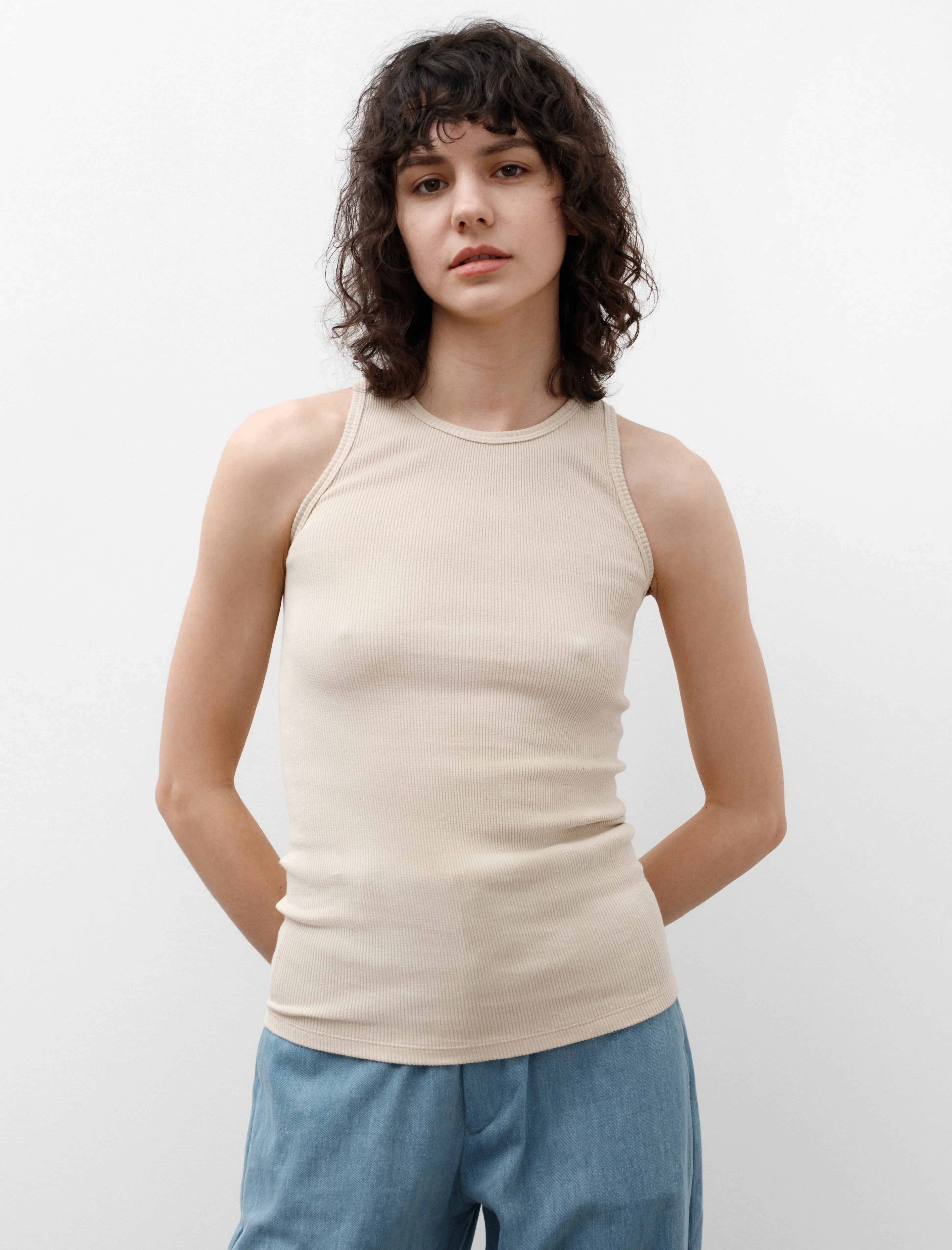 Canotta Tank Top Beige