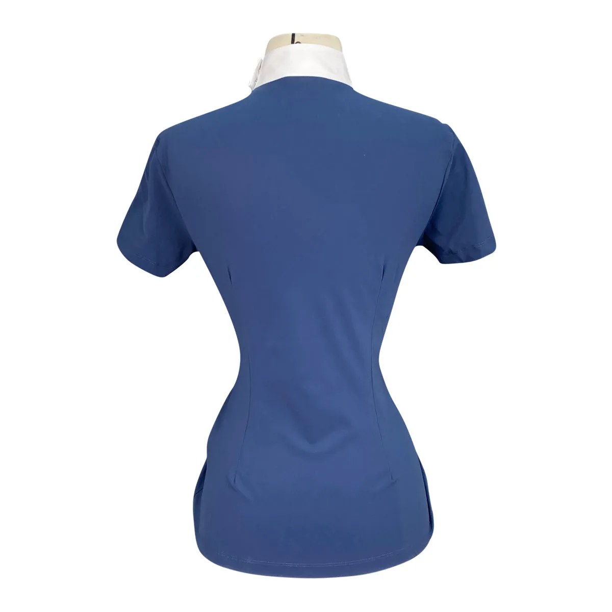 Cavalleria Toscana Jersey Competition Shirt w/Oval Pleated Bib in Atlantic Blue - Women's XS