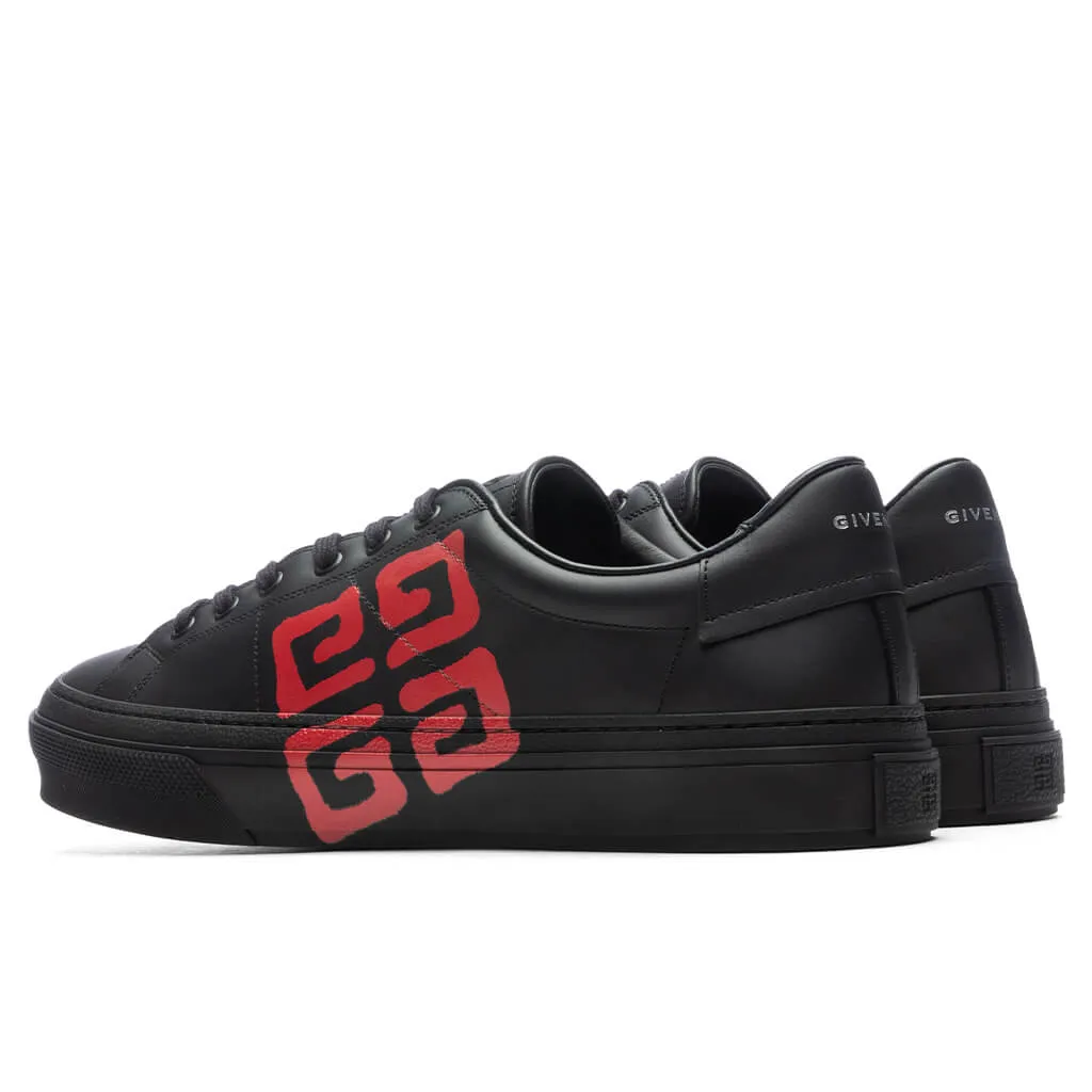 City Sport 4G Sneakers - Black/Dark Orange