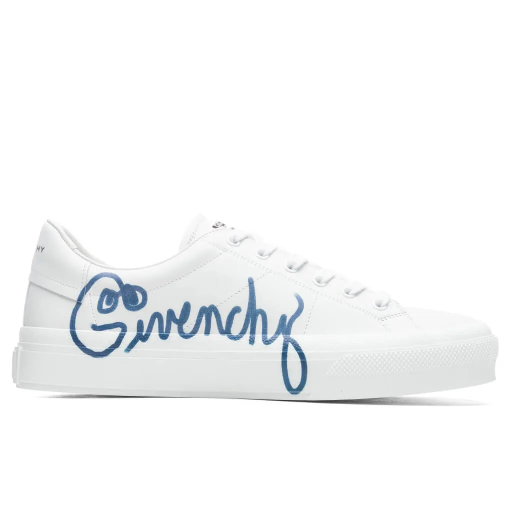 City Sport Lace-Up Sneaker - White/Blue