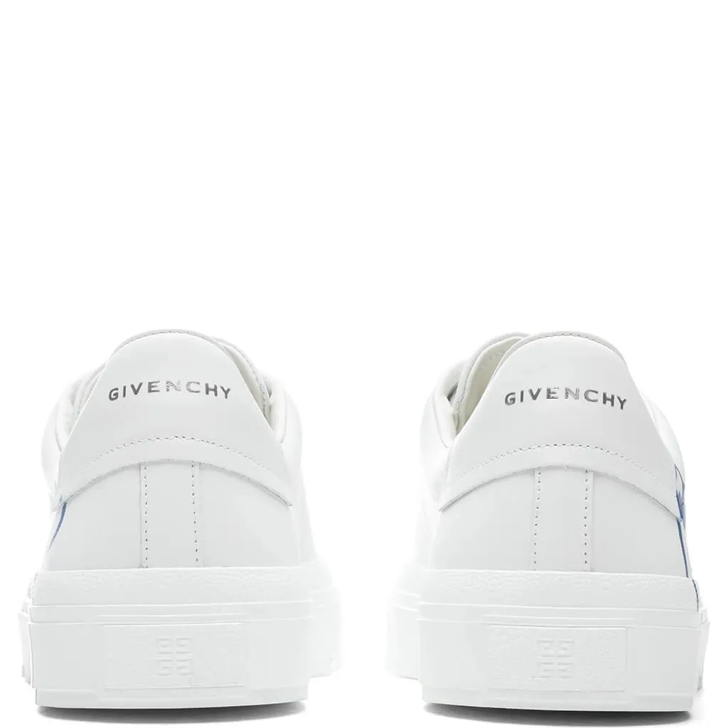 City Sport Lace-Up Sneaker - White/Blue