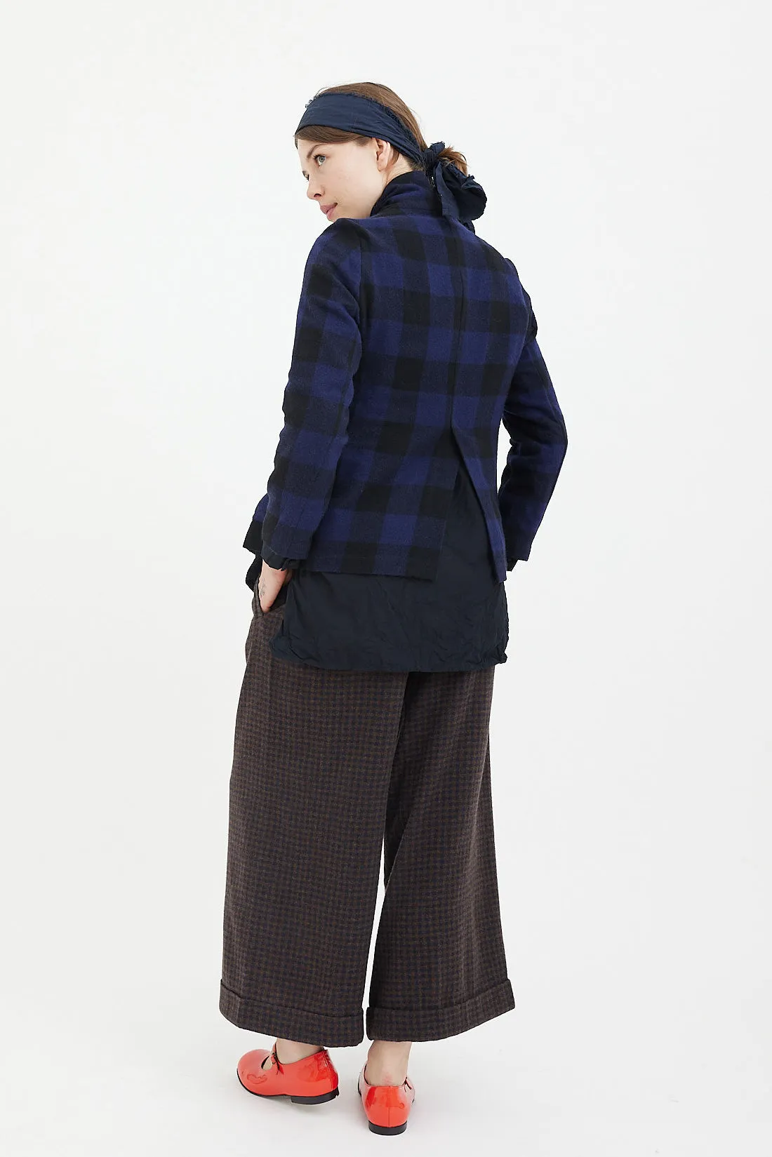 Daniela Gregis -  Cavallo Jacket - Stardust Blue/ Black Check