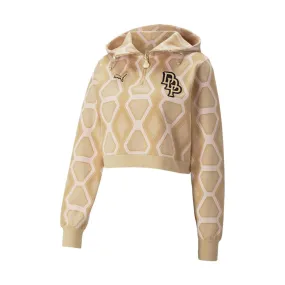   Dapper Dan Wmns Cropped Hoodie 'Ginger Root'