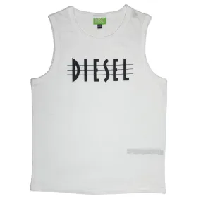 Diesel Tank Top (White) - A024580GRAF