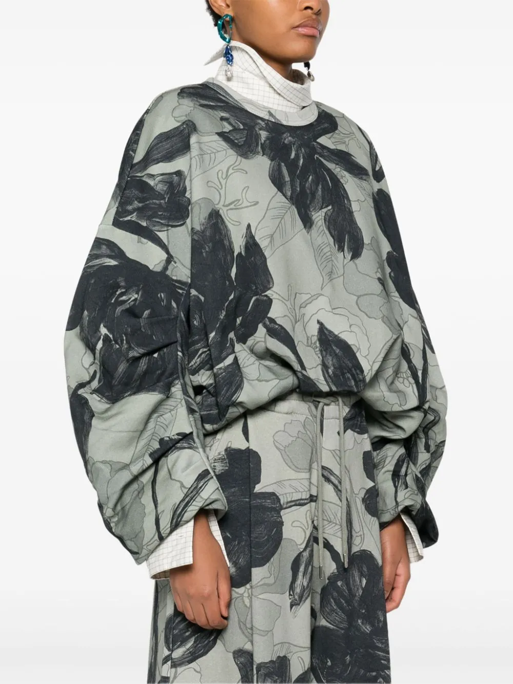 DRIES VAN NOTEN - Women Draped Sweatshirt