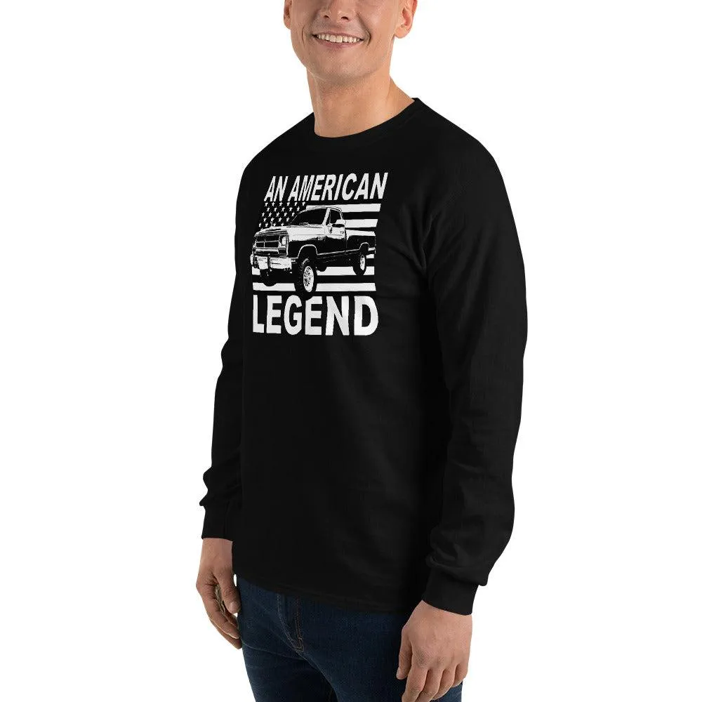 First Gen Truck American Flag Long Sleeve Shirt