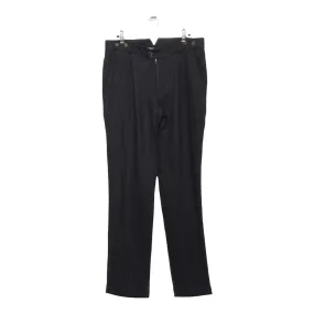 Frank Leder Washed Linen Trouser black