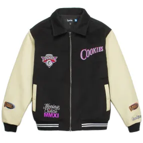 Full Clip Melton Varsity Jacket