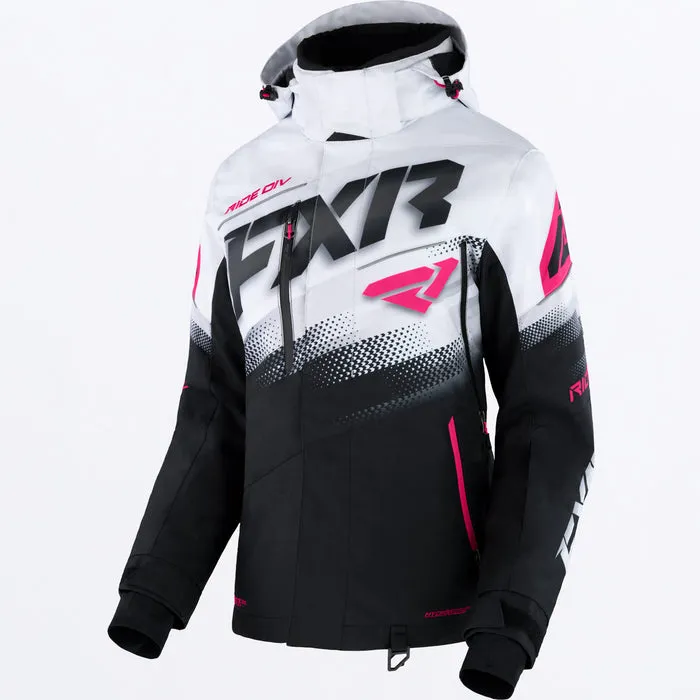 FXR Women's Boost FX Jacket Black/White/Fuchsia