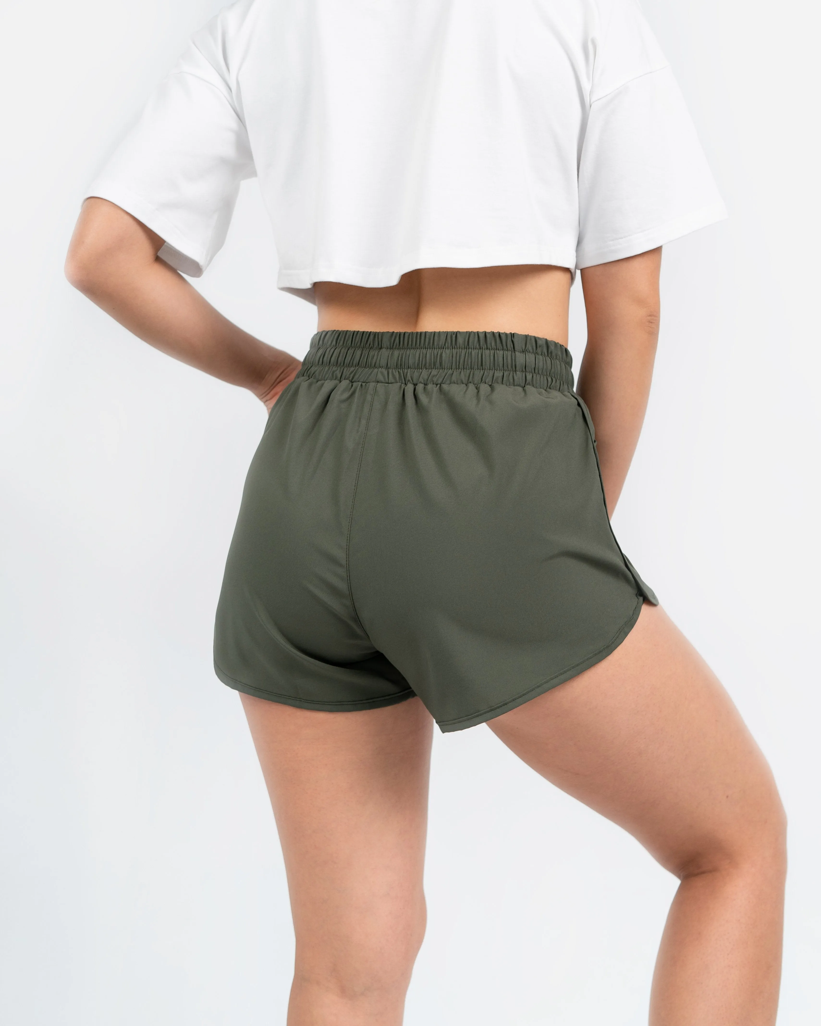 High-Waist Sporty Shorts