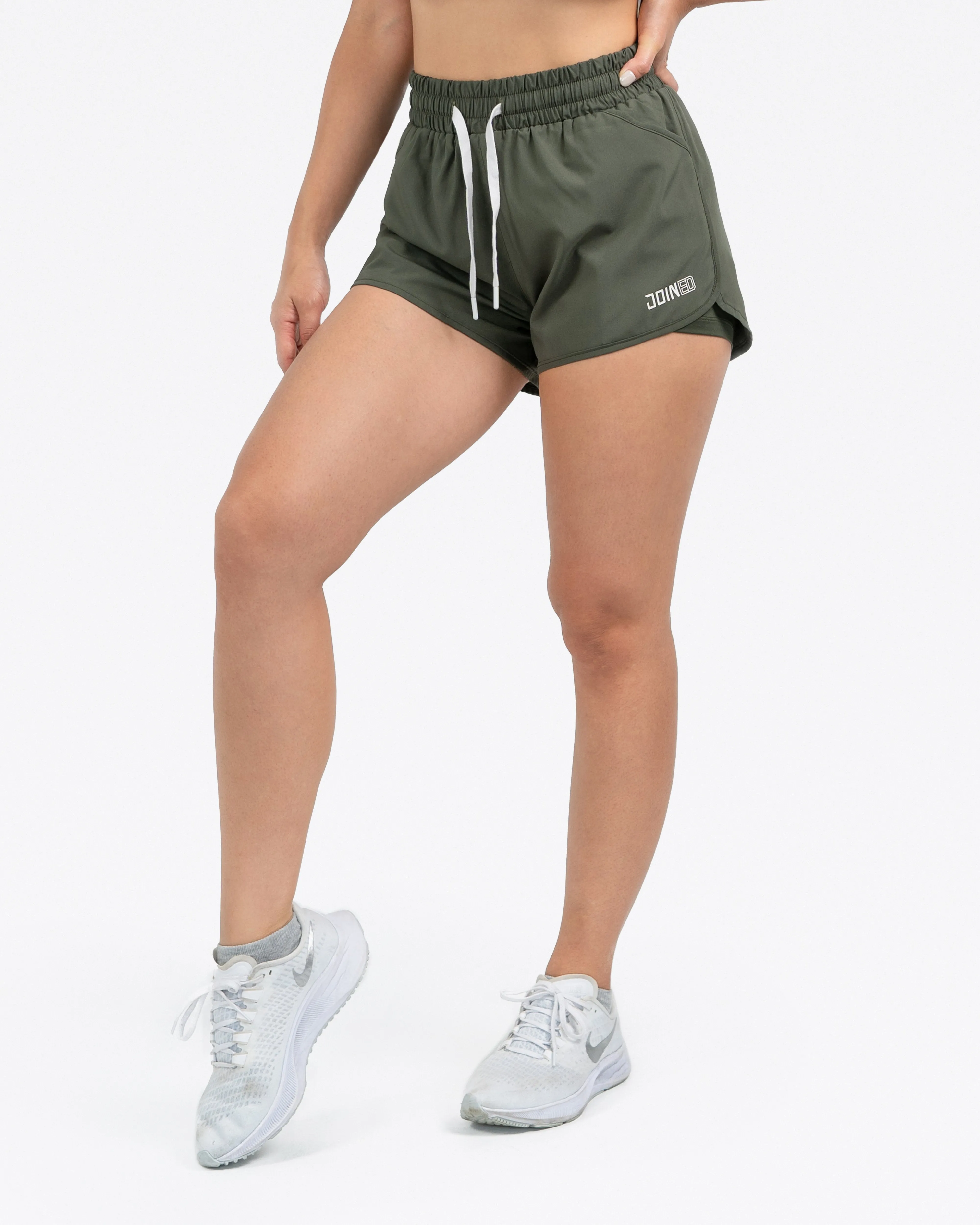 High-Waist Sporty Shorts