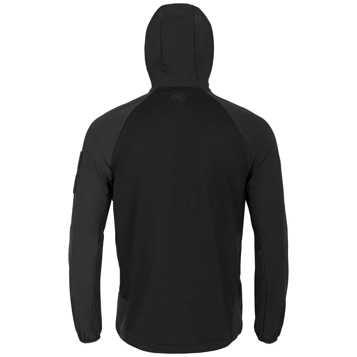 Highlander Hirta Hybrid Tactical Zip Hoodie Black