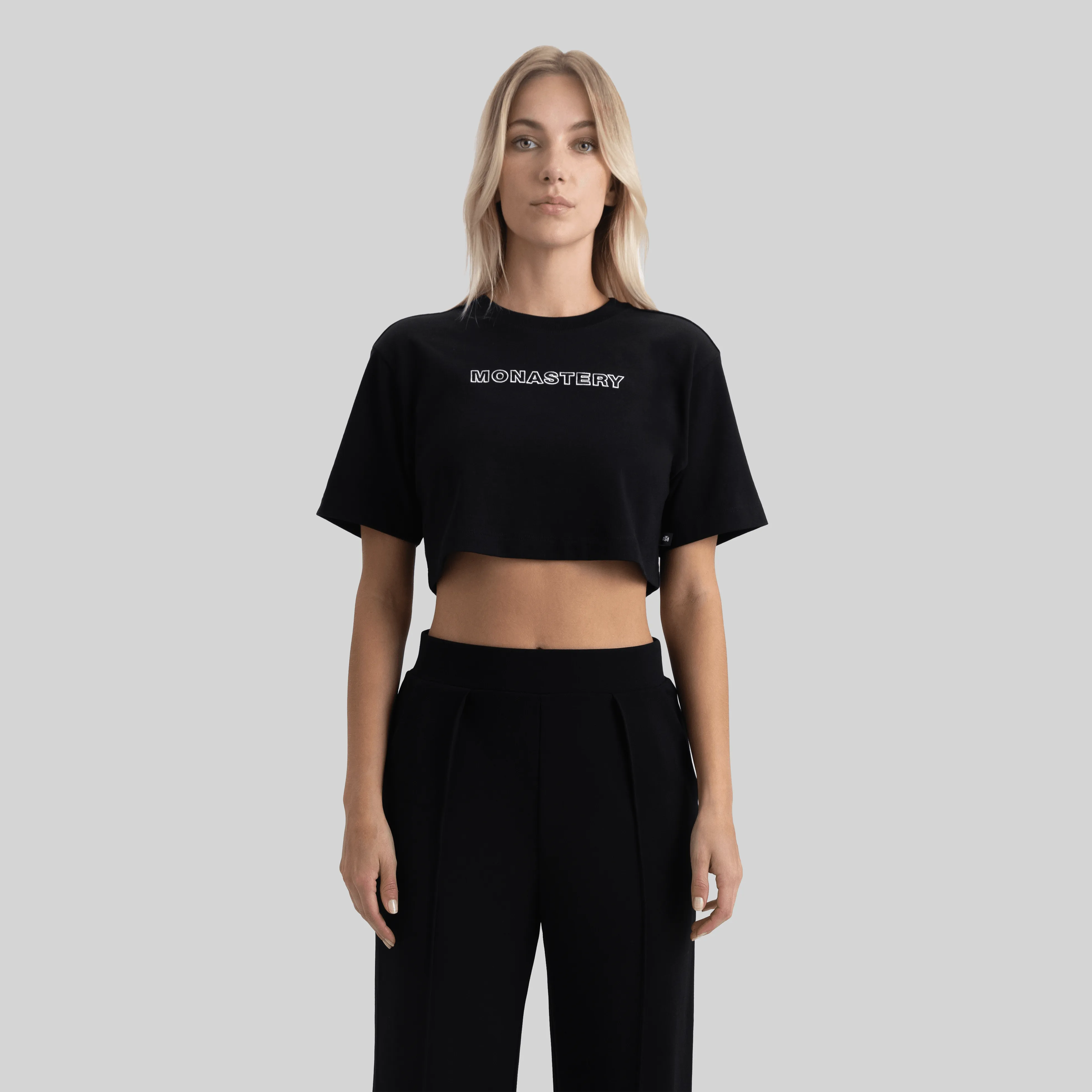 LYKAN CROP TOP BLACK