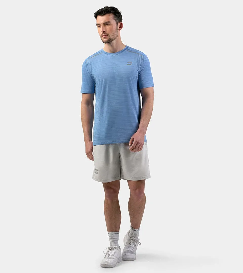 MEN'S MICRO SPORT T-SHIRT - BLUE