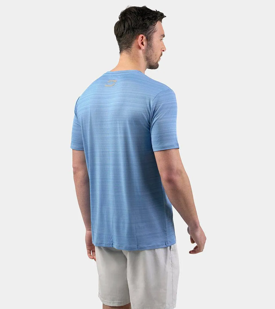 MEN'S MICRO SPORT T-SHIRT - BLUE