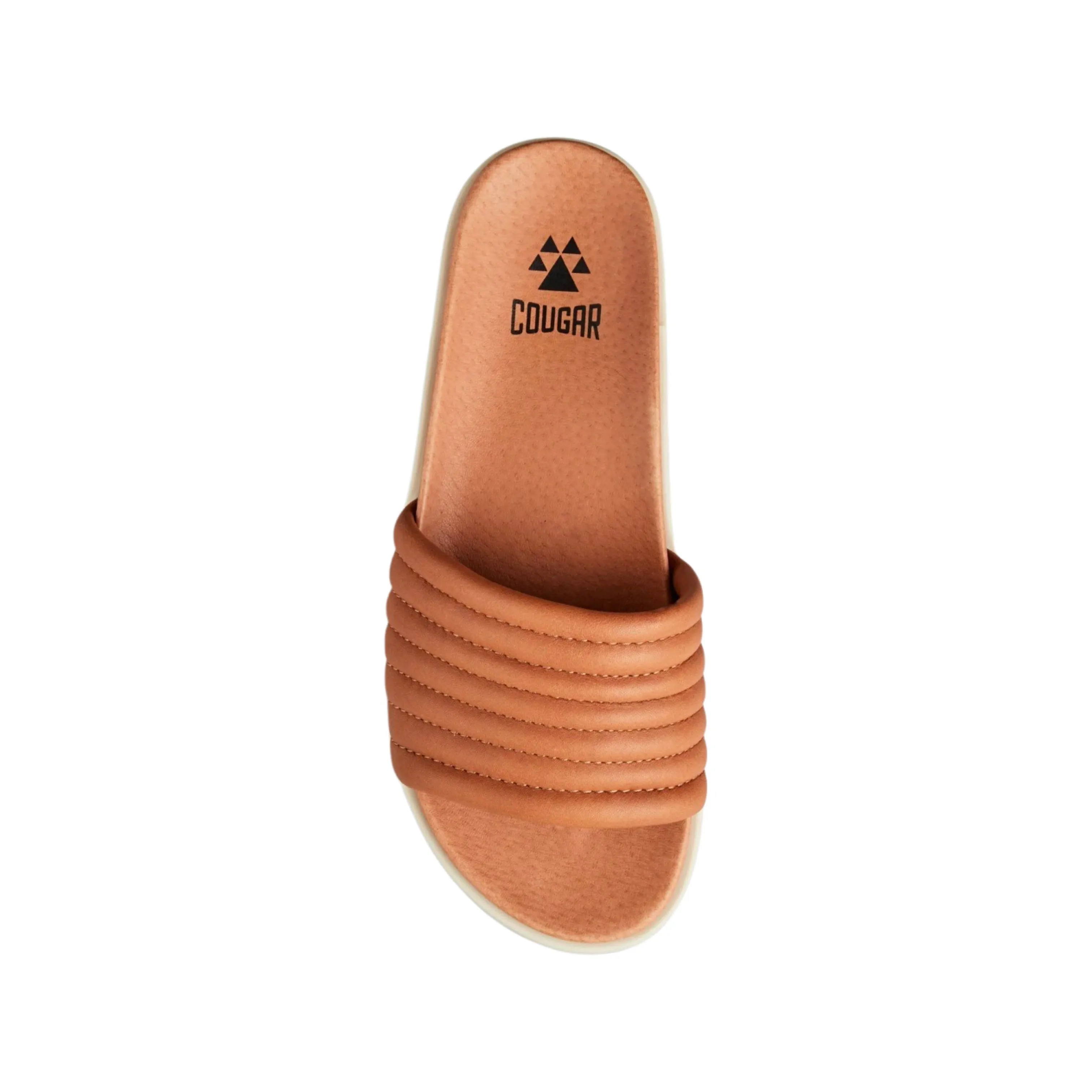 Naomi Cognac Slide