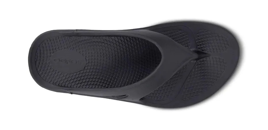 Oofos Ooriginal Recovery Thong Sandal - Black