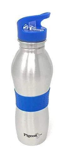 Pigeon Playboy Stainless Steel Sport Water Bottle, 700ml, Blue