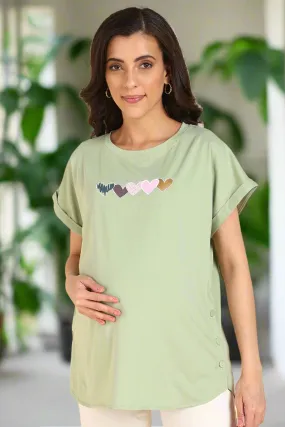 Pista 100% Soft Cotton Zipless Maternity Feeding Top