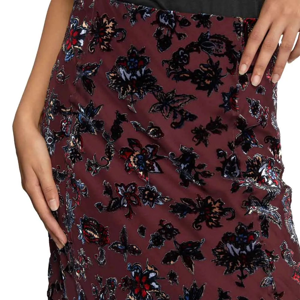 Rag & Bone Eden Velvet Burnout Skirt