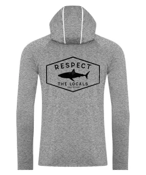 Respect The Locals Men's Cowl Sun & Sport Hoodie