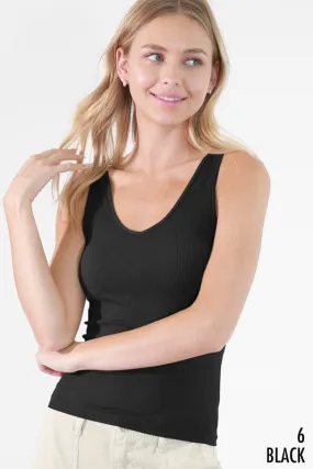 Ribbed Reversible Tank Top