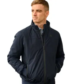 White Label Jacket with hood- Hudson Navy