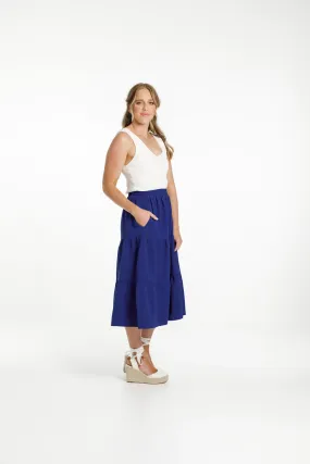 X Label Lexi Skirt - Colbalt